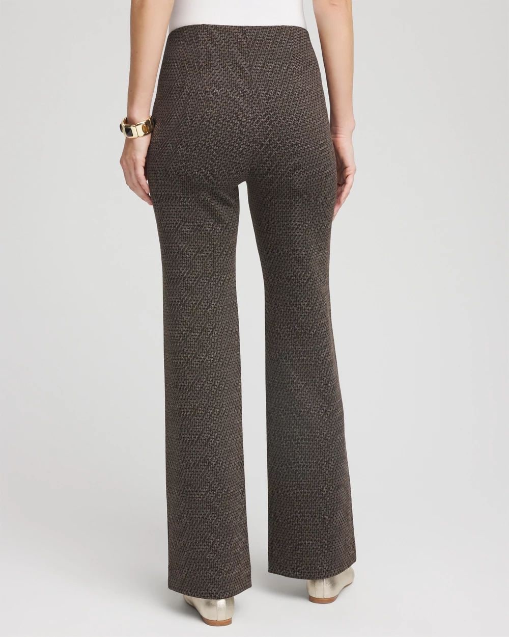 Juliet Jacquard Full-Length Ponte Pants | Chico's